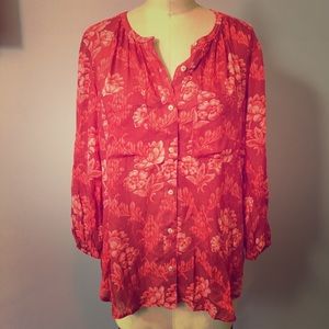 Anemia + Kin Anthropologie Blouse NWT